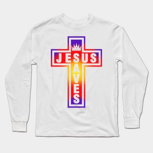 Jesus saves Long Sleeve T-Shirt